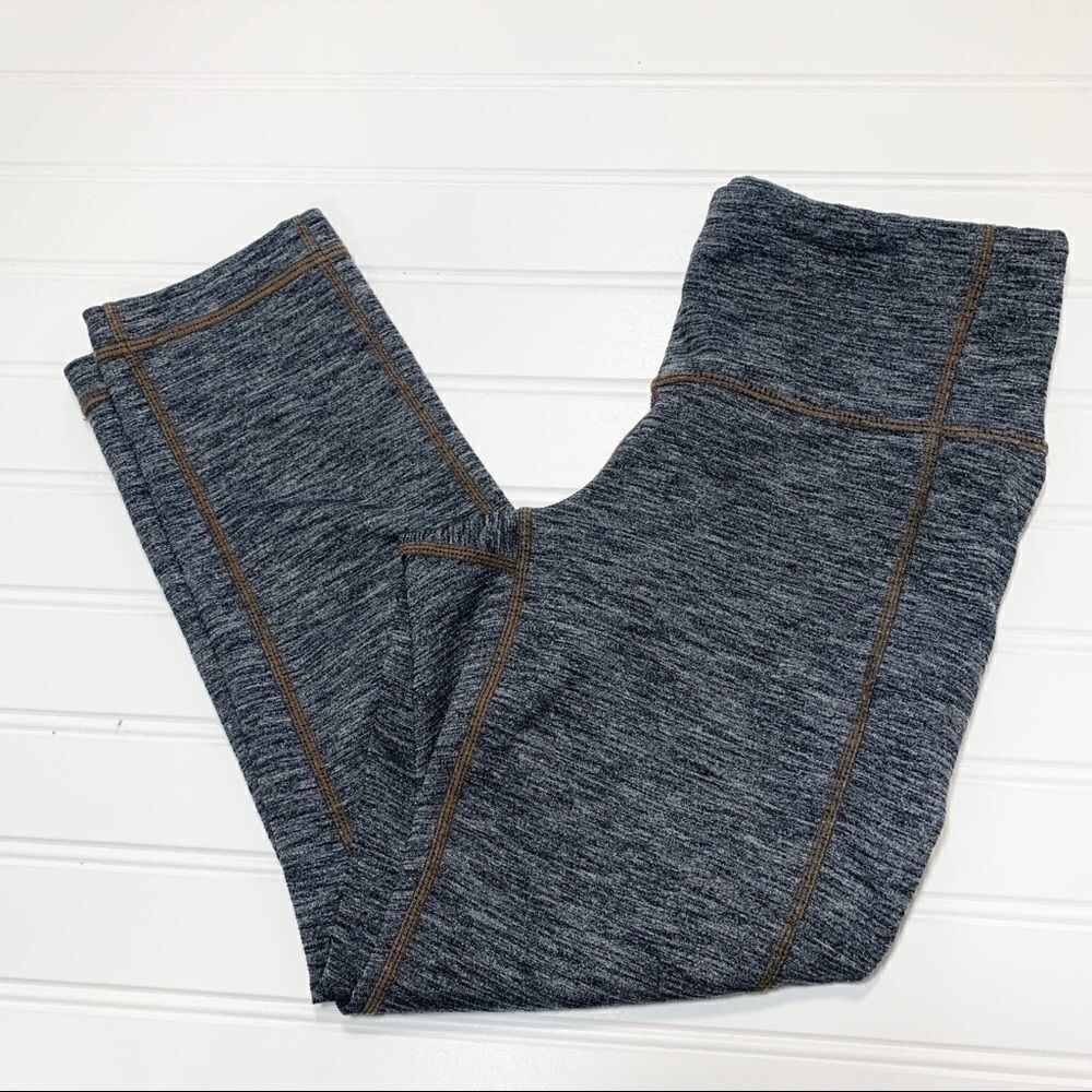 Athleta Heather Grey Crop Leggings Size XS - Picture 3 of 9